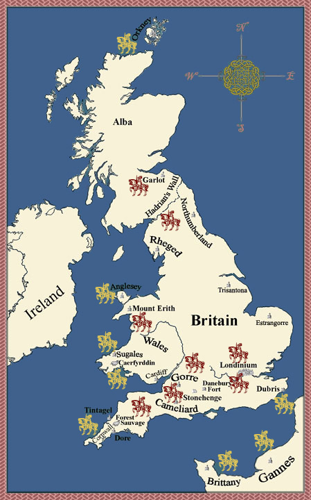 Interactive map of Arthurian Britain 